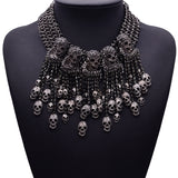 Necklace Skeleton Head Short Chain