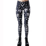 Symbol Skull Printing Women's Leggings
