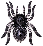 Spider Stretch Ring Scarf Clasp Halloween Party