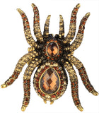 Spider Stretch Ring Scarf Clasp Halloween Party