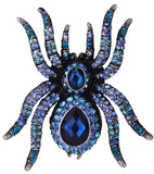 Spider Stretch Ring Scarf Clasp Halloween Party
