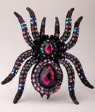 Spider Stretch Ring Scarf Clasp Halloween Party
