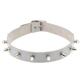 Spike Rivet Choker For Women