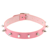 Spike Rivet Choker For Women