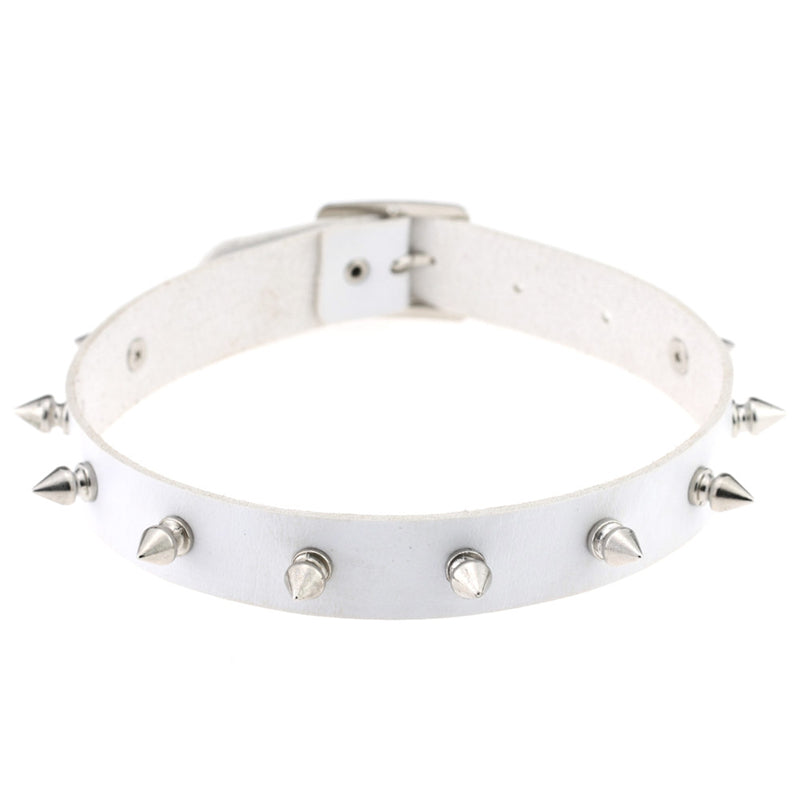 Spike Rivet Choker For Women