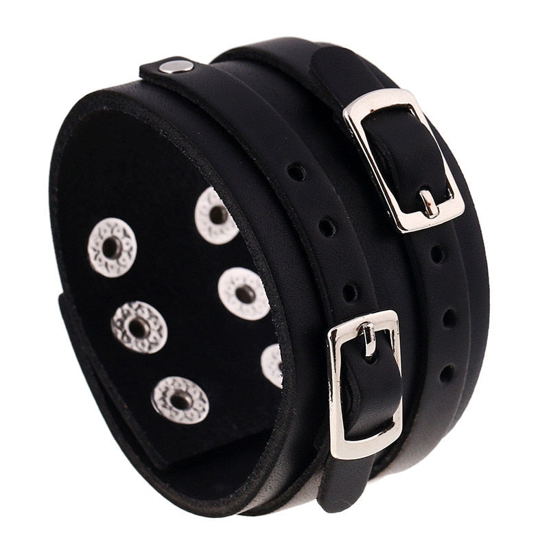 Leather Bangle Wristband