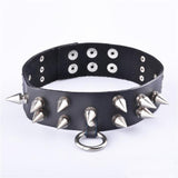O Round Leather Choker