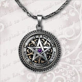 Wiccan Necklace black magic Jewelry