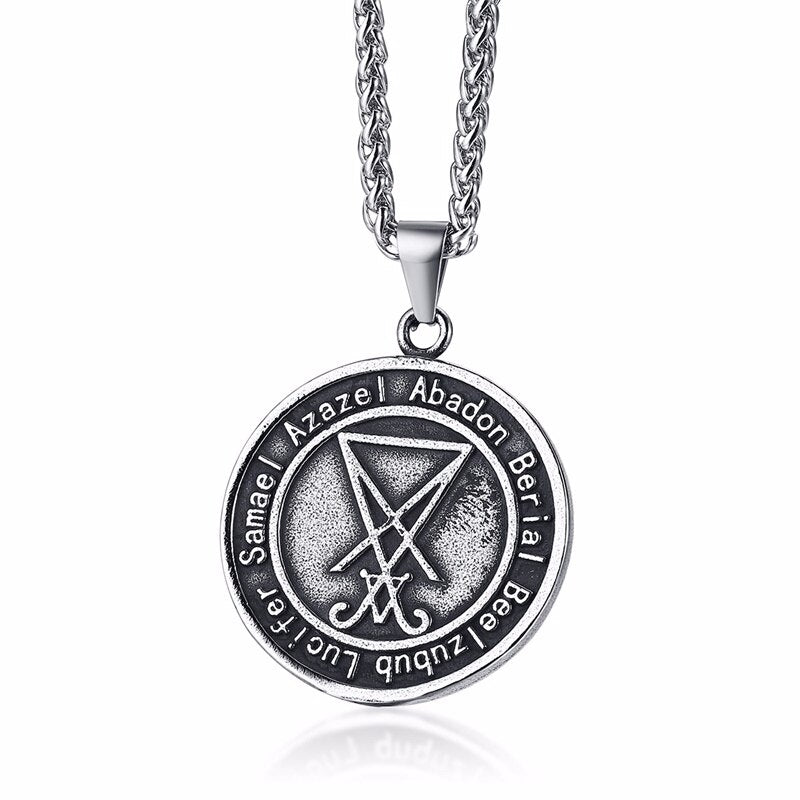 CROSS OF SATAN MEN JEWELRY