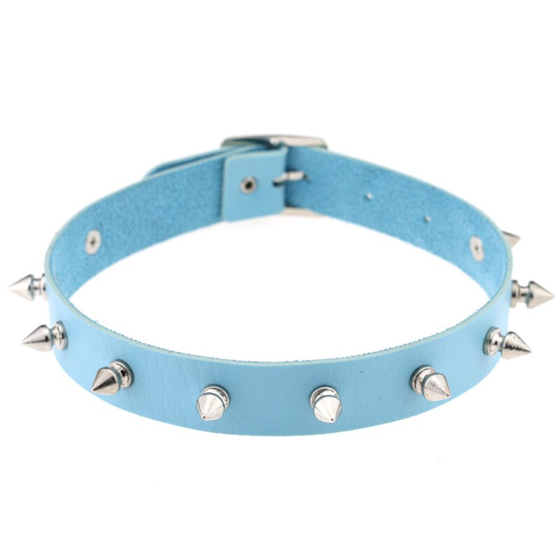 Spike Rivet Choker For Women