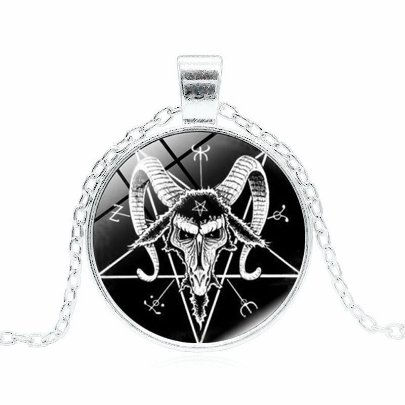 Skull Head Pendant Necklace