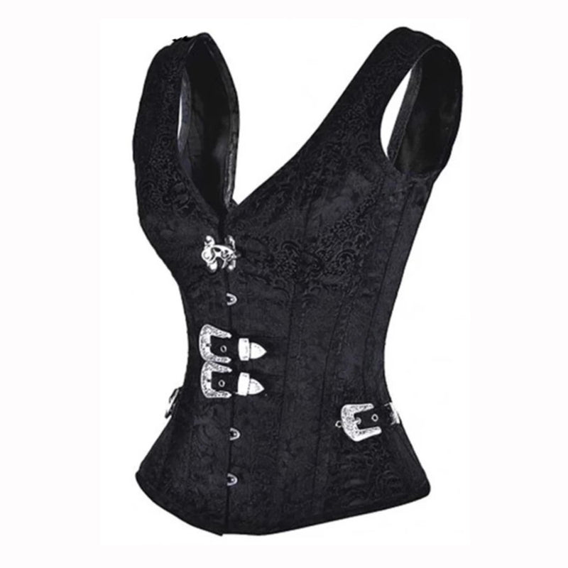 Gothic Sexy Black Corset Steampunk