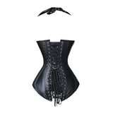 Faux Leather Corset