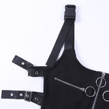 Hollow Out Buckle Belt Dresses