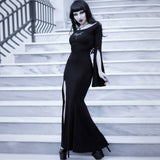 Sexy Dress Women Bat Hollow Out