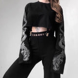 Dragon Embroidery Long Sleeve