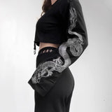 Dragon Embroidery Long Sleeve