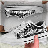 Hail Satan Unisex Low Top Canvas Shoes