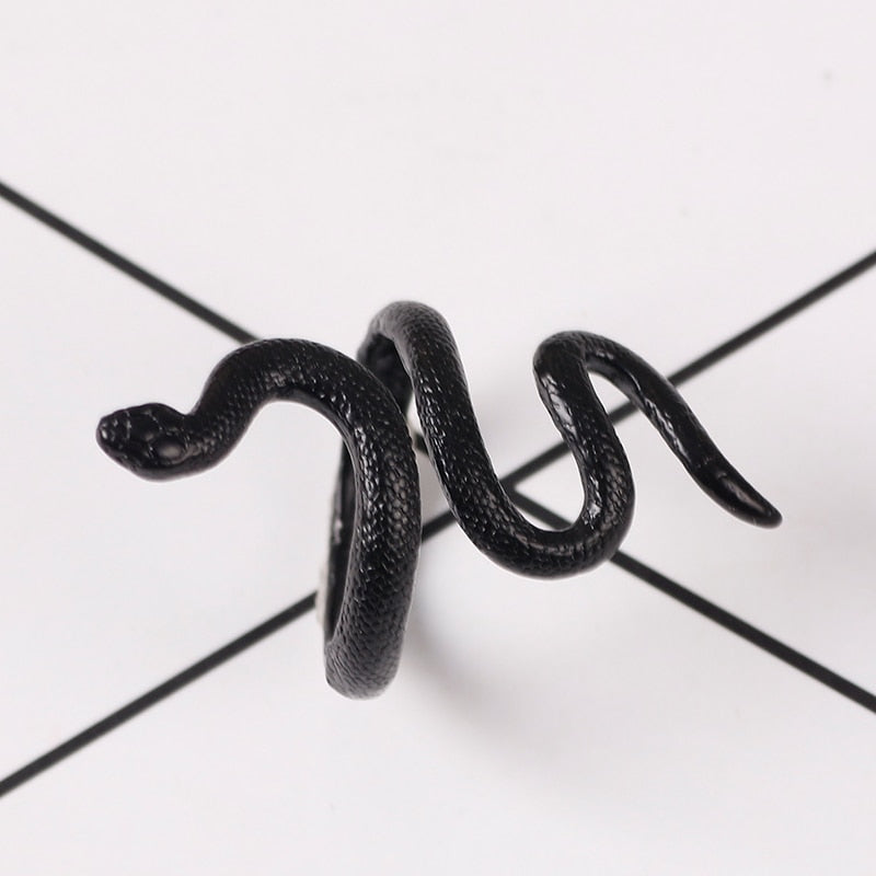 Goth Snake Ring Adjustable