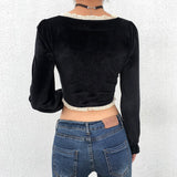 IWomen Vintage Lace Crop Tops