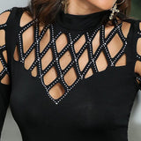 Gothic Sexy Mesh Shirt