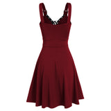 Sleeveless Sexy Punk Dress