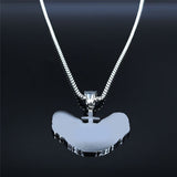 Inverted Cross Hairless Cat Necklaces