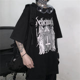 Cross T-Skirt Short Sleeve Plus Size