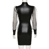 Punk Gothic Dresses Mesh Fashion