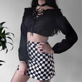 Crop Tops Long Sleeve Casual