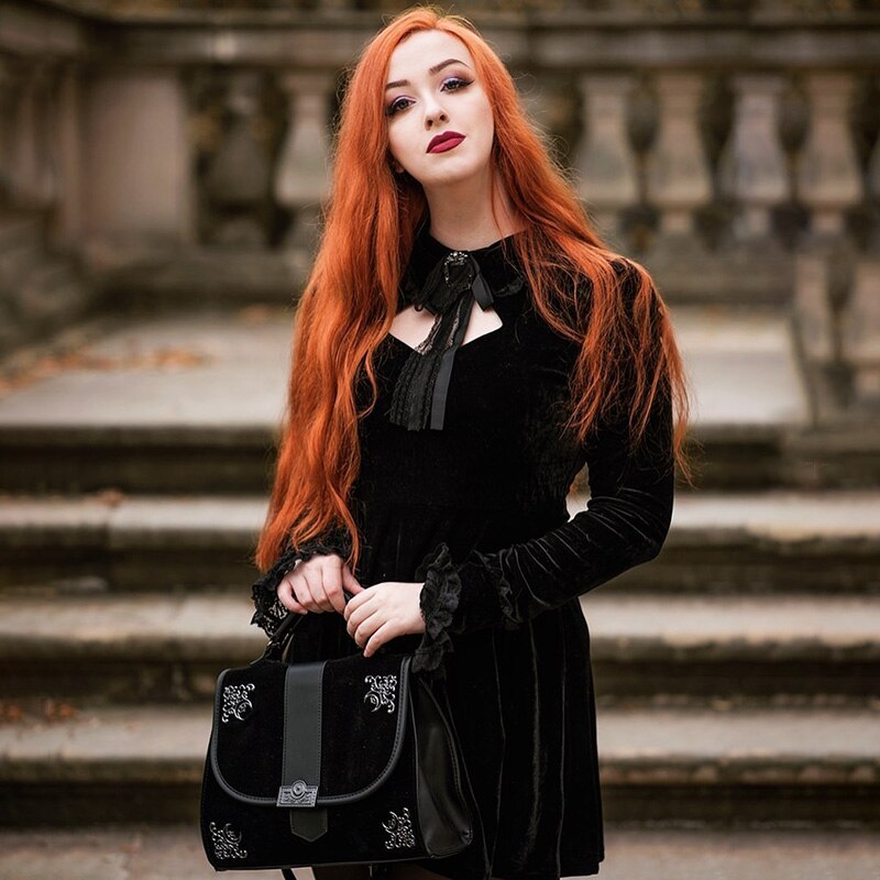 Lace Vintage Dress Long Sleeve