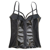 Sexy Corset Synthetic Leather Lace Steampunk