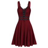 Sleeveless Sexy Punk Dress