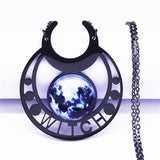 Witch Moon Stainless Steel Necklace