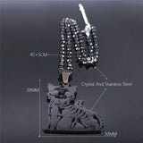 Witch Moon Cat Skull Necklace