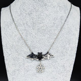 Gothic Bat Necklaces Pentagram