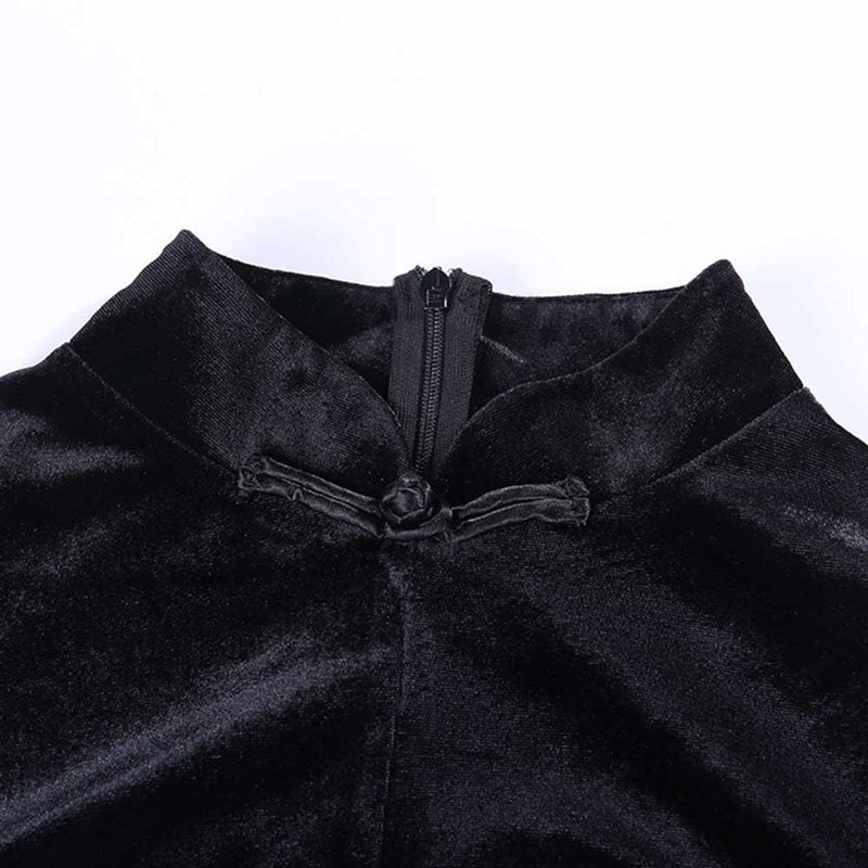 Punk Elegant Back Zip Dresses