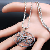 Stainless Steel Necklace Satanic Pendant Cthulhu