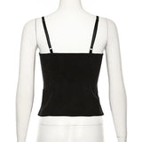 Zipper Camis Sleeveless Sexy Tops