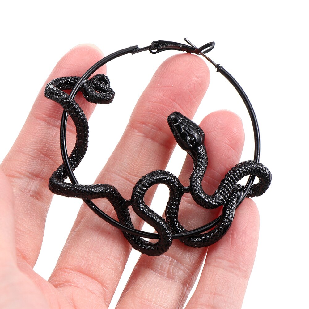 Gothic Cool Snake Earrings