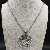 Stainless Steel Necklace Satanic Pendant Cthulhu