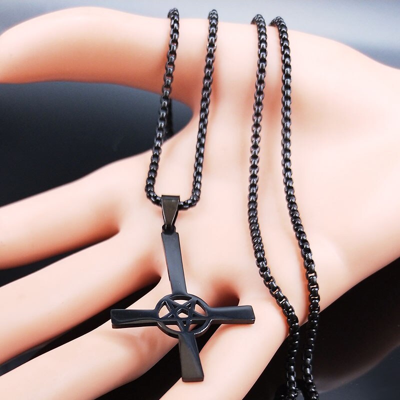 Inverted Cross Occult Necklace