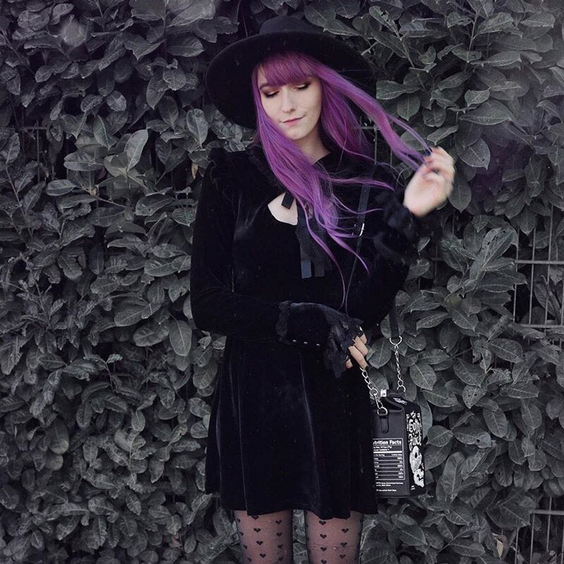 Lace Vintage Dress Long Sleeve