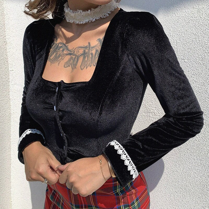 Vintage T-shirts Bodycon Crop Top