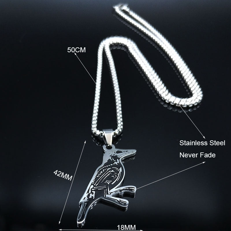Sphynx Cat Stainless Steel Necklace Pendant