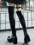 Goth Bat Black Leg Ring