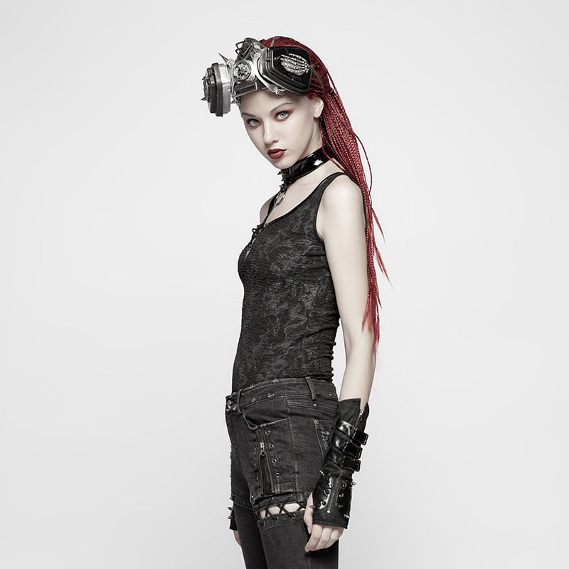 Gothic Casual Tank Top Punk