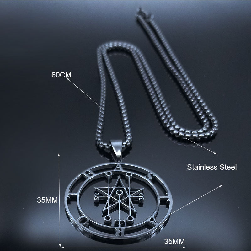 Necklace Solomon Demon Seal Satan Jewelry