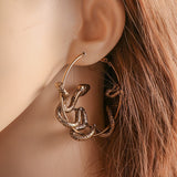 Gothic Cool Snake Earrings