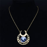 Witch Moon Stainless Steel Necklace